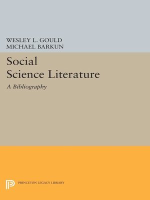 cover image of Social Science Literature